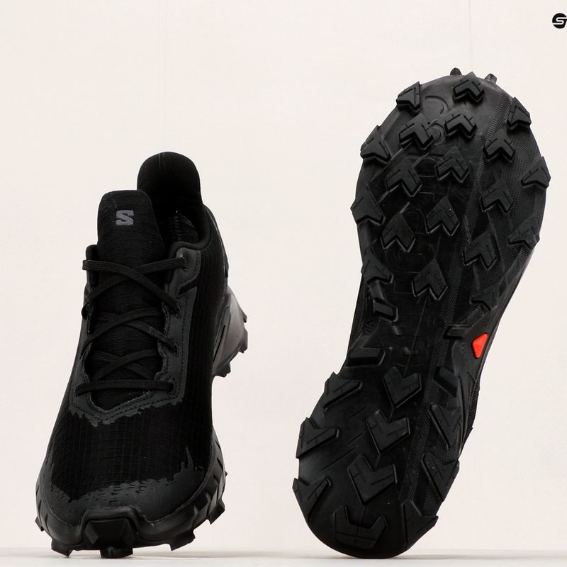 Vyriški bėgimo bateliai Salomon Alphacross 4 GTX black/black 21