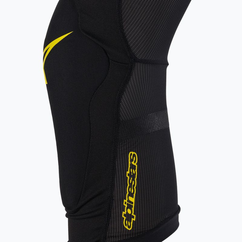 Alpinestars Paragon Plus Kelių apsaugos juoda/rūgščiai geltona 3