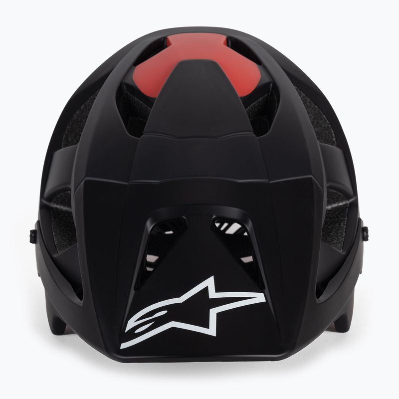 Dviračių šalmas Alpinestars Vector Pro Atom juodas/raudonas matinis 2