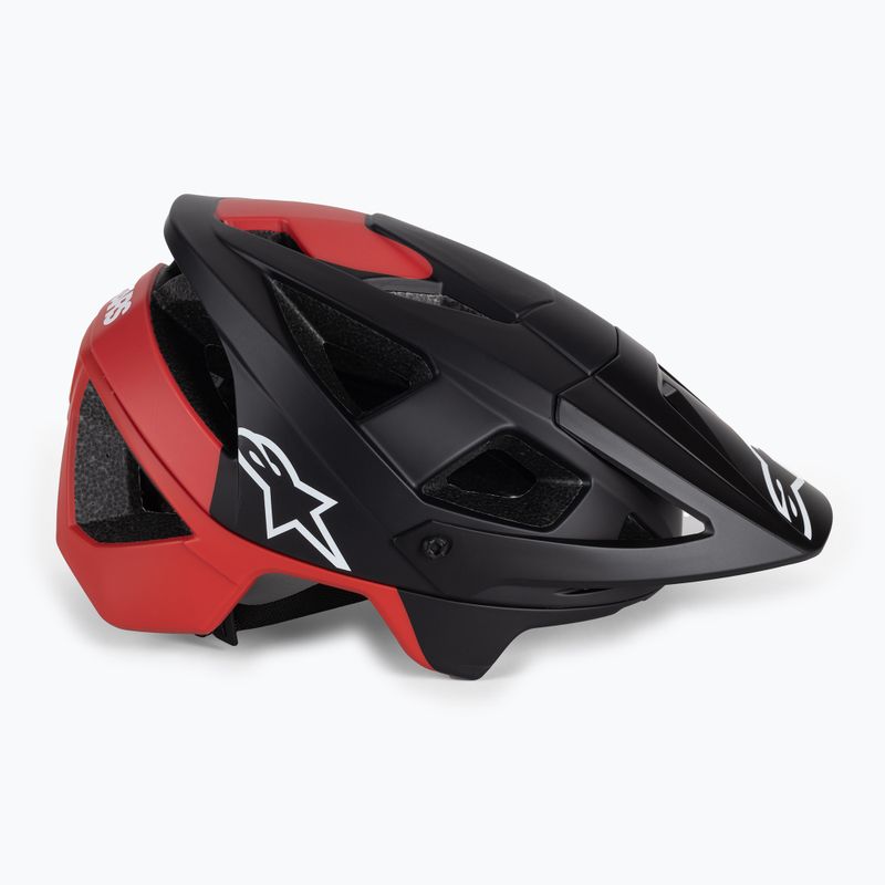 Dviračių šalmas Alpinestars Vector Pro Atom juodas/raudonas matinis 3