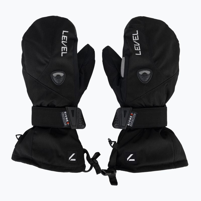 Vyriškos snieglenčių pirštinės Level Fly Mitt black 2