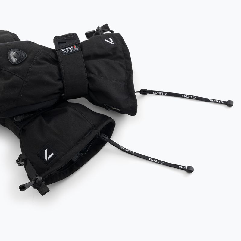 Vyriškos snieglenčių pirštinės Level Fly Mitt black 9
