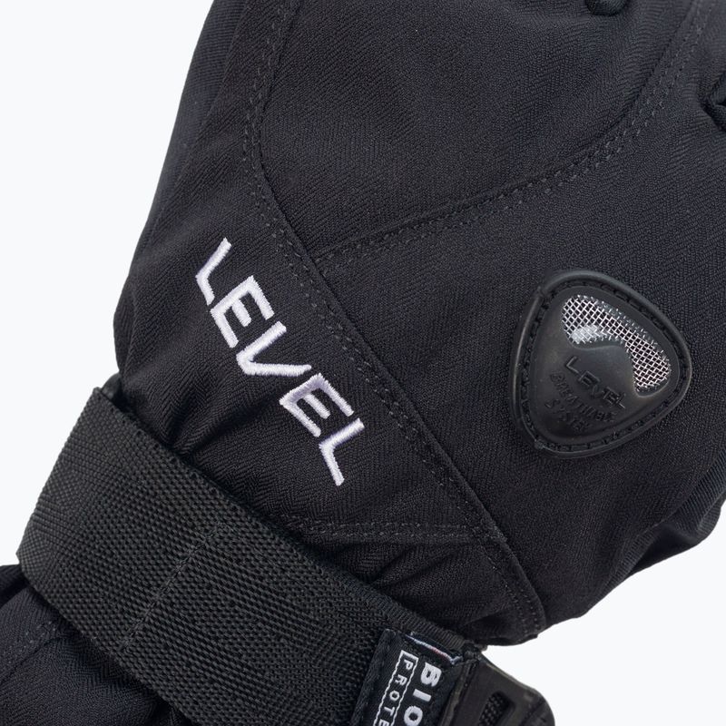 Vaikiškos snieglenčių pirštinės Level Fly, juodos 4001JG.01 4