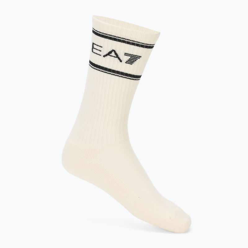 Kojinės EA7 Emporio Armani Train Socks Sponge 3 pairs black / vanilla ice / armani blu 2