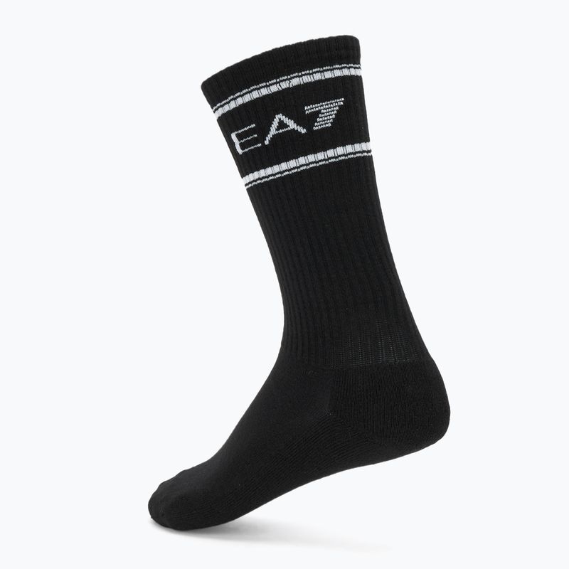 Kojinės EA7 Emporio Armani Train Socks Sponge 3 pairs black / vanilla ice / armani blu 3