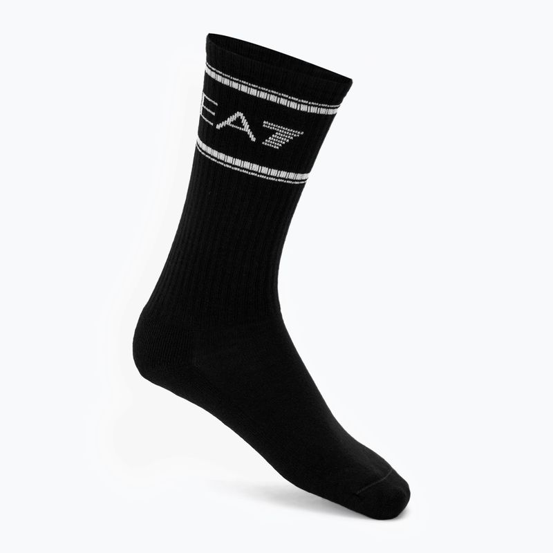 Kojinės EA7 Emporio Armani Train Socks Sponge 3 pairs black / vanilla ice / armani blu 6