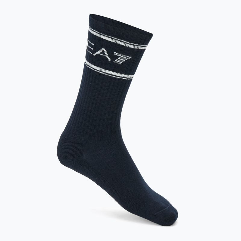Kojinės EA7 Emporio Armani Train Socks Sponge 3 pairs black / vanilla ice / armani blu 7