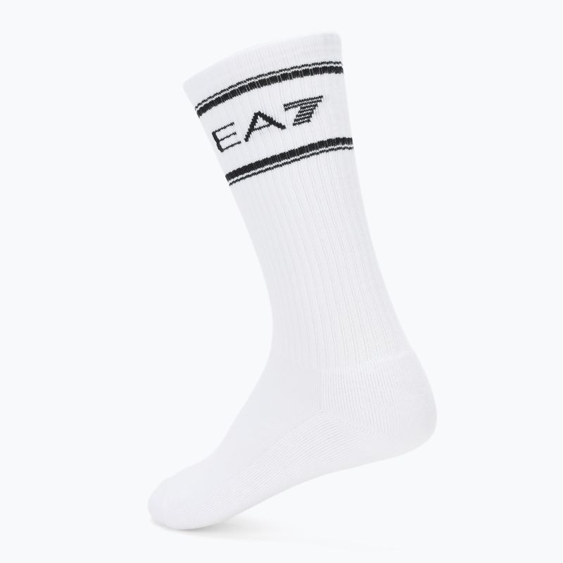 Kojinės EA7 Emporio Armani Train Socks Sponge 3 pairs white / white / white 2