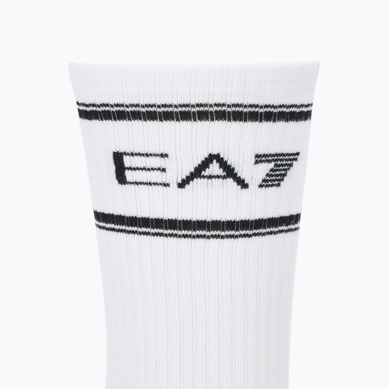 Kojinės EA7 Emporio Armani Train Socks Sponge 3 pairs white / white / white 3