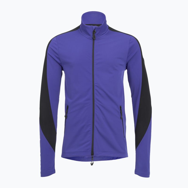 Vyriškas džemperis EA7 Emporio Armani Ski Kitzbuhel Power Stretch Colorblock T-Top Fz clematis blue