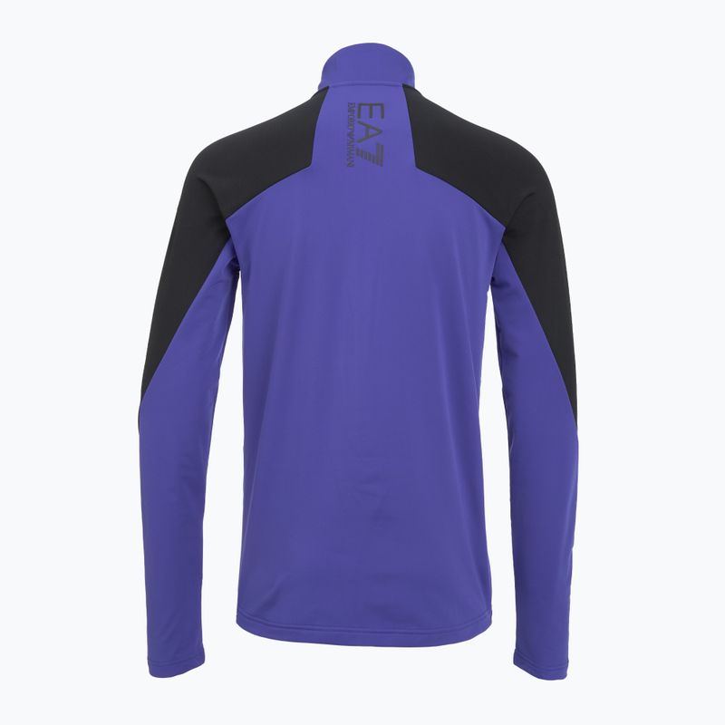Vyriškas džemperis EA7 Emporio Armani Ski Kitzbuhel Power Stretch Colorblock T-Top Fz clematis blue 2
