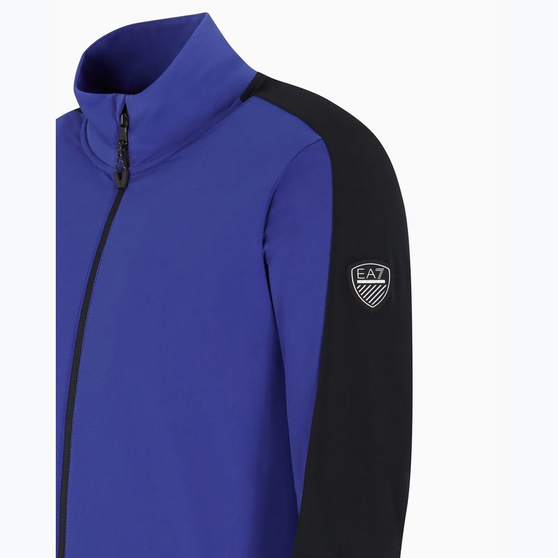 Vyriškas džemperis EA7 Emporio Armani Ski Kitzbuhel Power Stretch Colorblock T-Top Fz clematis blue 3
