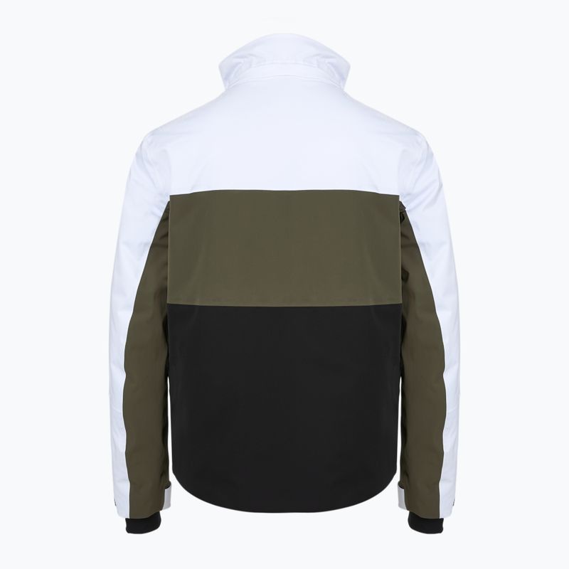 Vyriška slidinėjimo striukė EA7 Emporio Armani Ski Kitzbuhel Protectum7 Colorblock white / black / grape leaf 7