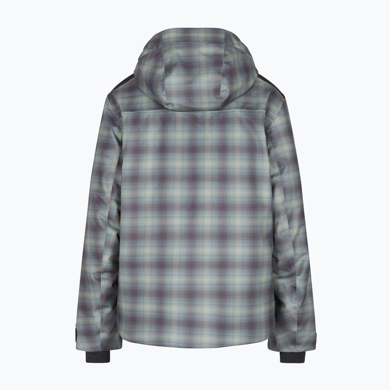 Vyriška slidinėjimo striukė EA7 Emporio Armani Ski St. Moritz Fashion fancy green check 2