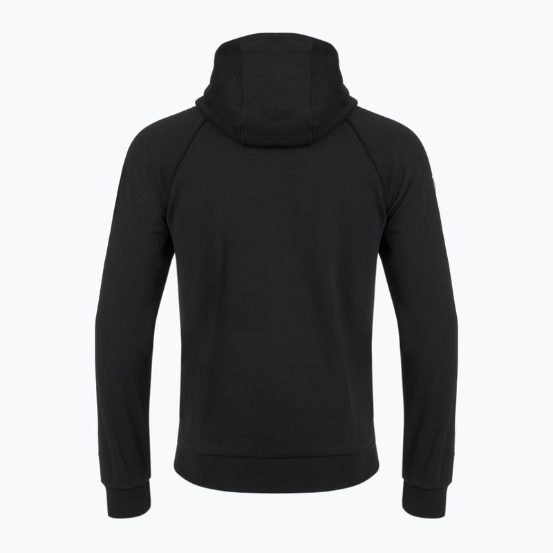 Vyriškas džemperis Emporio Armani EA7 Train Logo Series Extended Logo Hoodie Fz black / gold 2