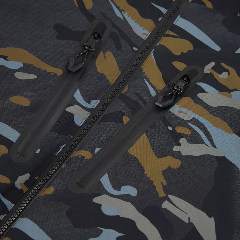 Vyriška slidinėjimo striukė EA7 Emporio Armani Ski Kitzbuhel Protectum7 Graphic brown camou 3