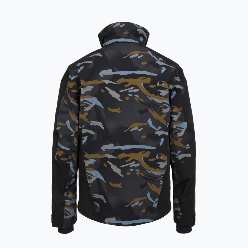 Vyriška slidinėjimo striukė EA7 Emporio Armani Ski Kitzbuhel Protectum7 Graphic brown camou 7