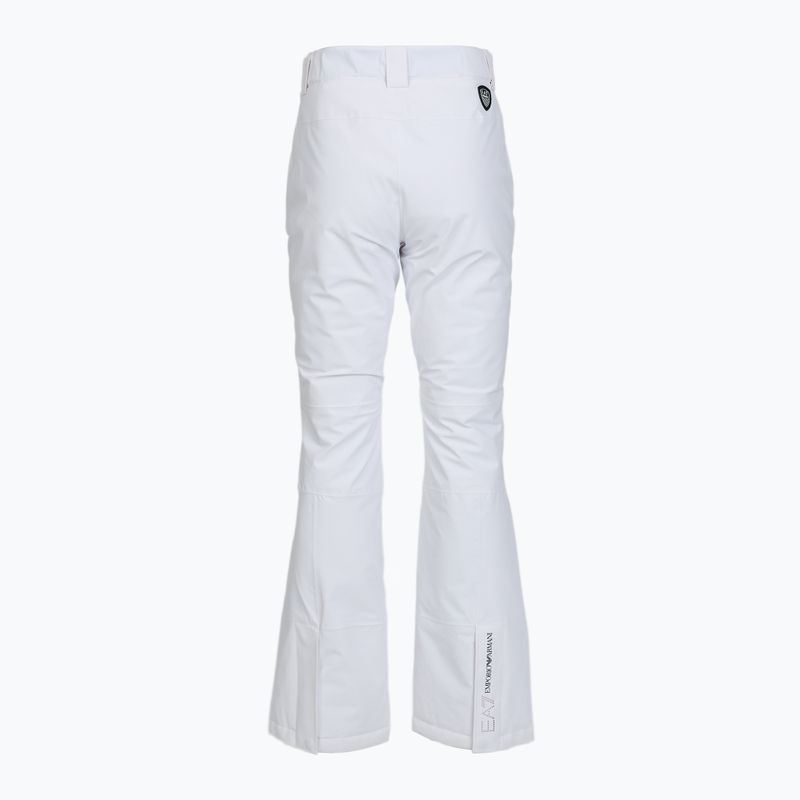 Moteriškos slidinėjimo kelnės EA7 Emporio Armani Ski Cortina Toray white 2