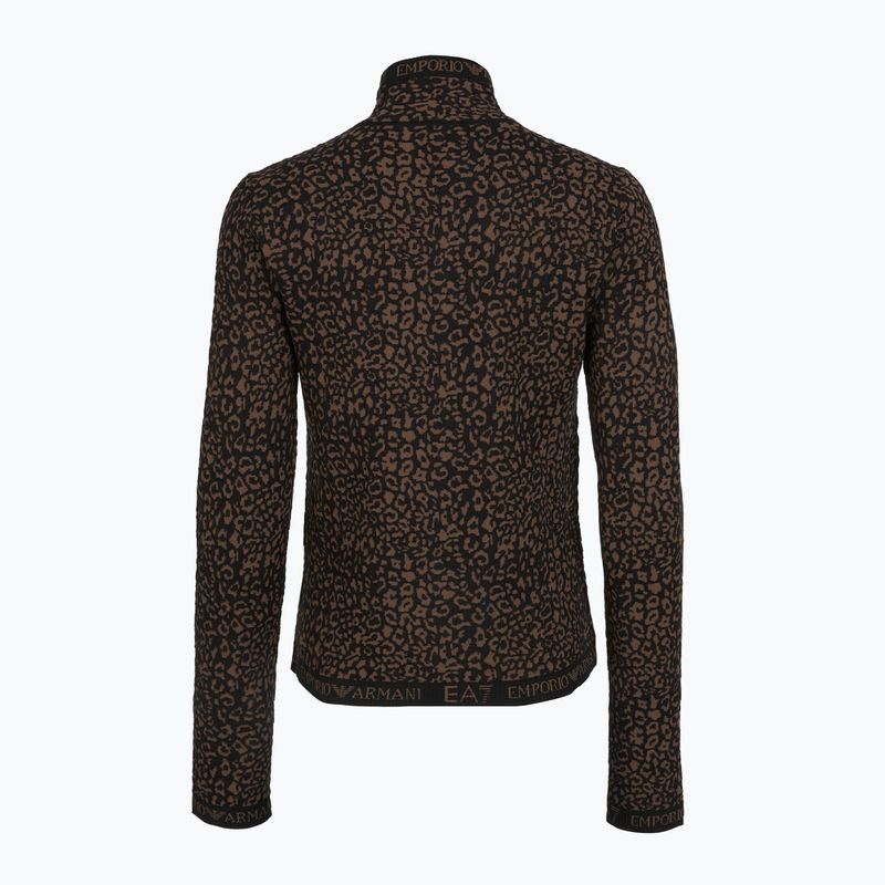 Termoaktyvių apatinių rinkinys EA7 Emporio Armani Ski Jacquard Knitted fancy brown animalier 4