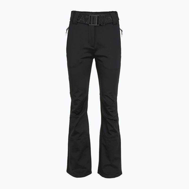 Moteriškos slidinėjimo kelnės EA7 Emporio Armani Ski Kitzbuhel Softshell Waisted black