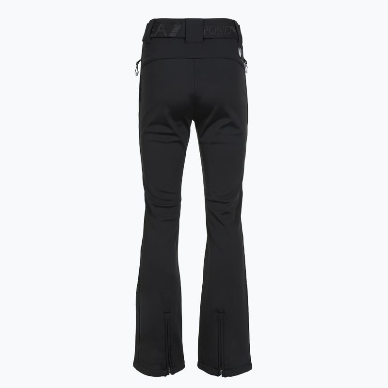 Moteriškos slidinėjimo kelnės EA7 Emporio Armani Ski Kitzbuhel Softshell Waisted black 2