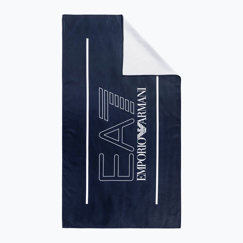 Rankšluostis EA7 Emporio Armani Water Sports Active navy blue w/white logo