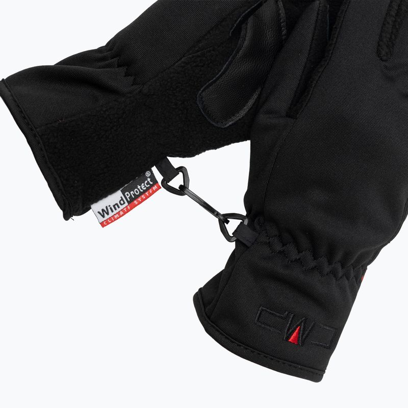 Vyriškos pirštinės CMP 621107 Softshell black 5
