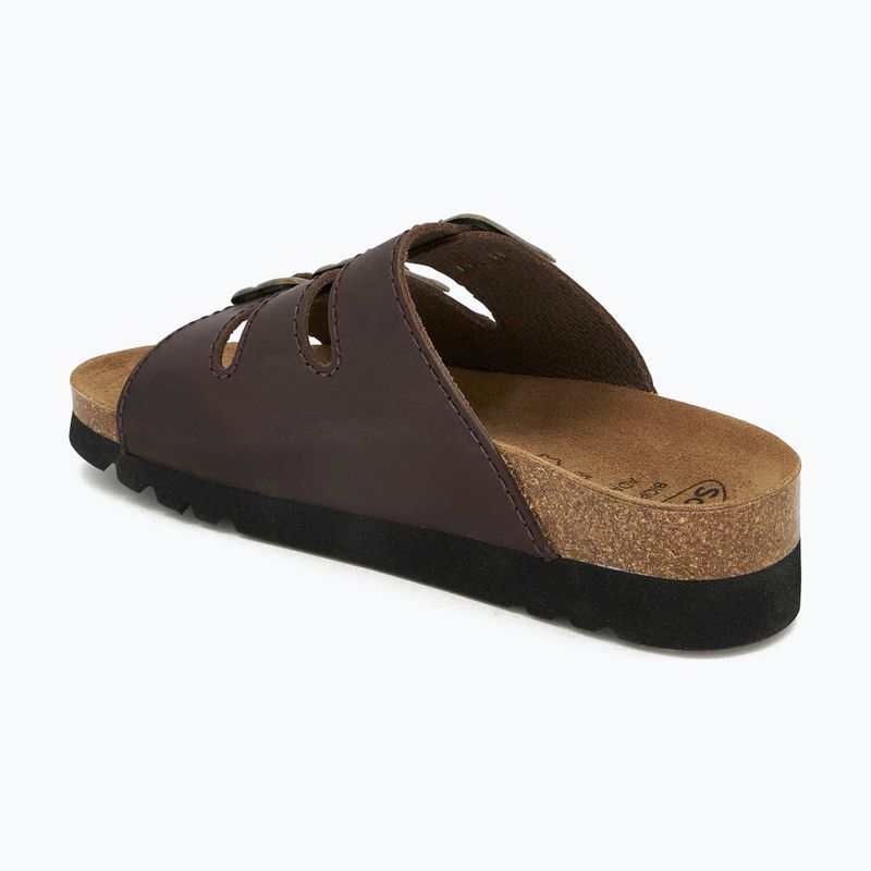 Moteriškos šlepetės Scholl Rio Wedge Ad Med dark brown 2