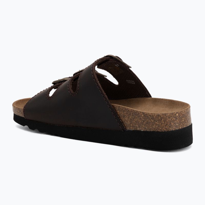 Moteriškos šlepetės Scholl Rio Wedge Ad Med dark brown 3