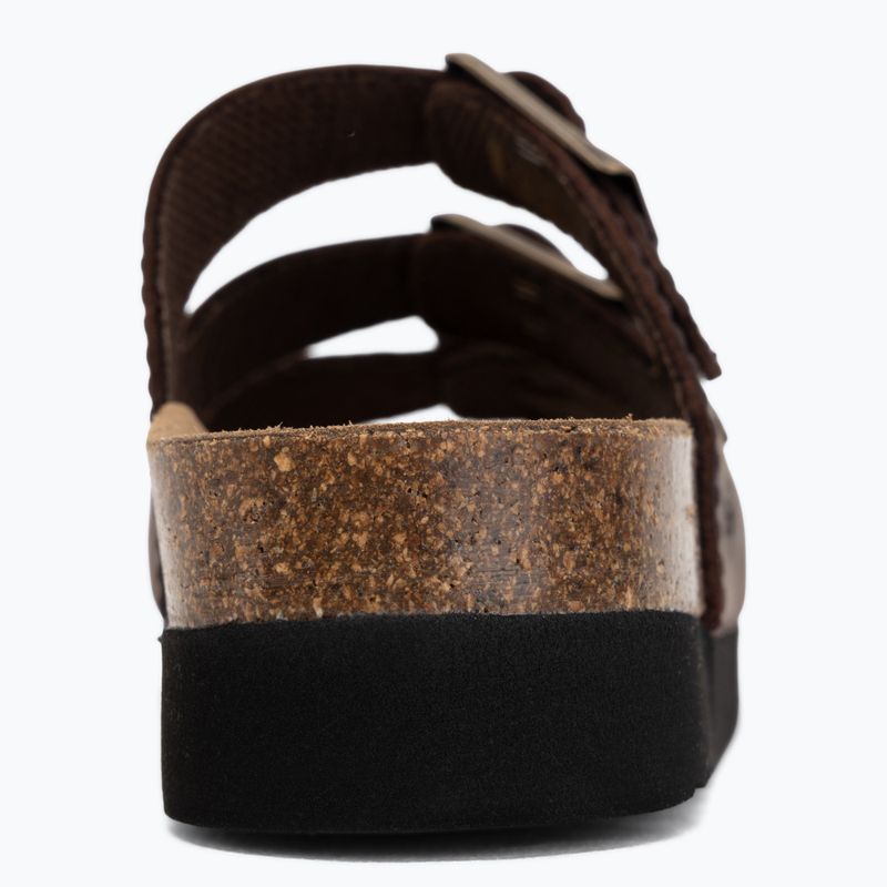 Moteriškos šlepetės Scholl Rio Wedge Ad Med dark brown 6