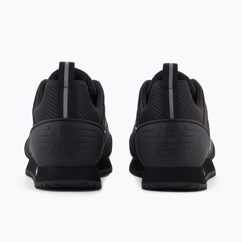 Batai EA7 Emporio Armani Black & White Carbon triple black / silver logo 10