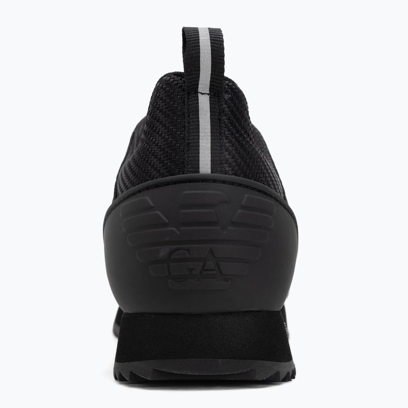 Batai EA7 Emporio Armani Black & White Carbon triple black / silver logo 6