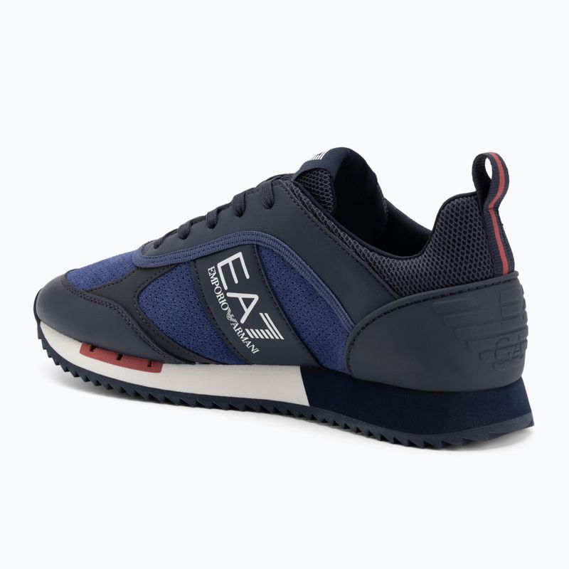 Batai EA7 Emporio Armani Black & White Suede sky captain / deep cobal / mineral 3