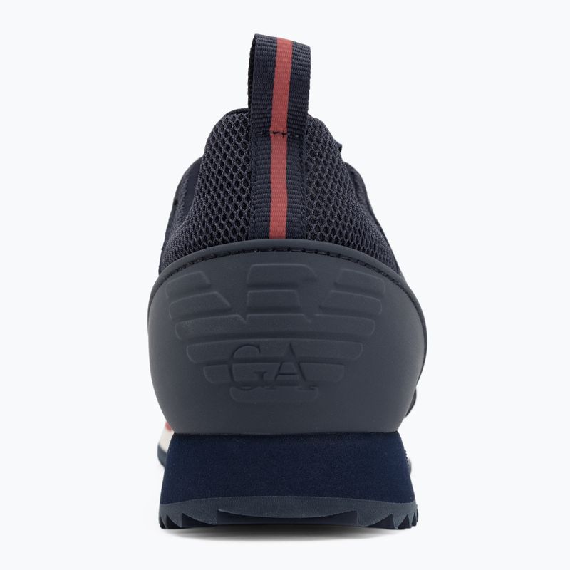 Batai EA7 Emporio Armani Black & White Suede sky captain / deep cobal / mineral 6