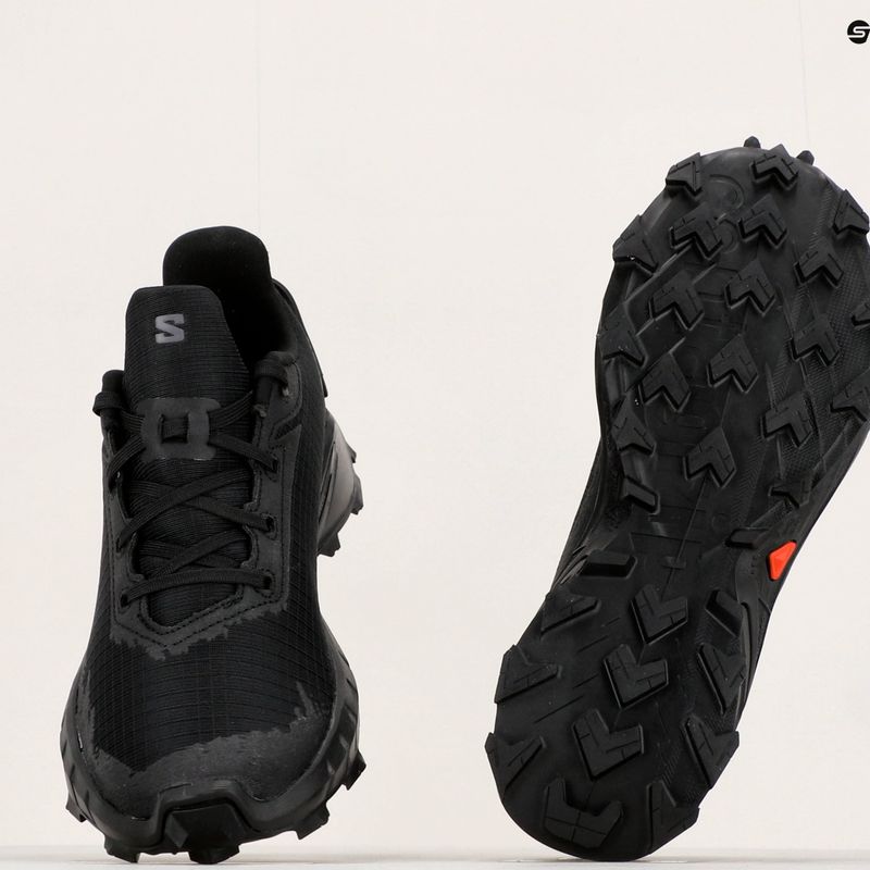 Moteriški bėgimo bateliai Salomon Alphacross 4 black/black 20