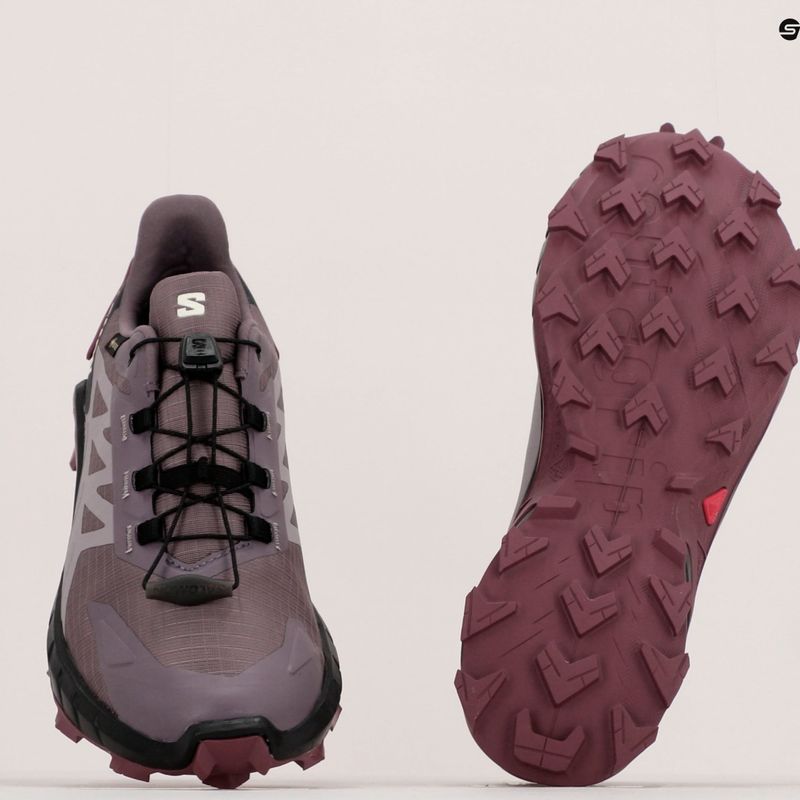 Moteriški bėgimo bateliai Salomon Supercross 4 GTX purple L47119900 13