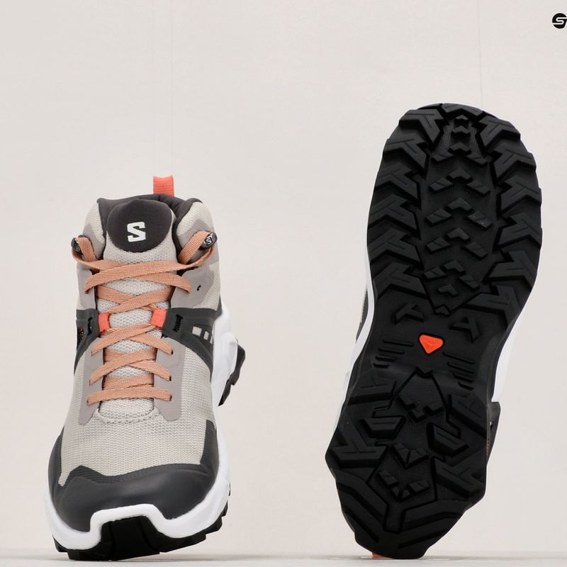 Salomon X Raise Mid GTX pilki vaikiški trekingo batai L47071500 18