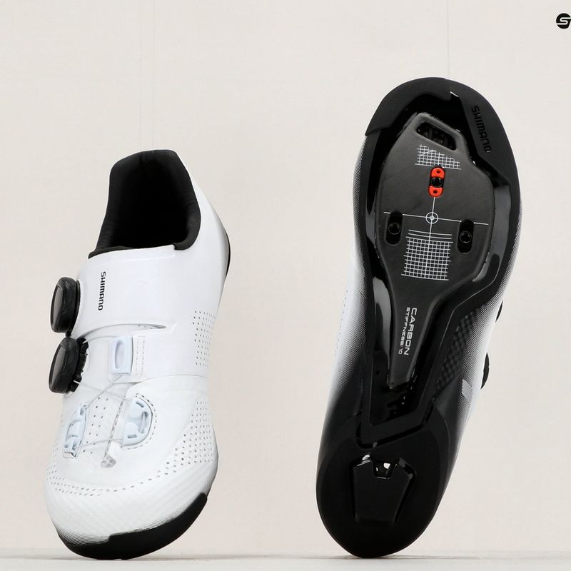 Shimano SH-RC702 moteriški balti dviračių bateliai ESHRC702WCW01W41000 17