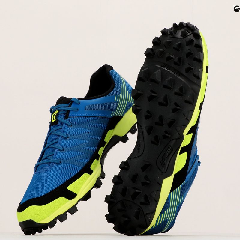 Vyriški bėgimo bateliai Inov-8 Mudclaw 300 blue/yellow 000770-BLYW 19
