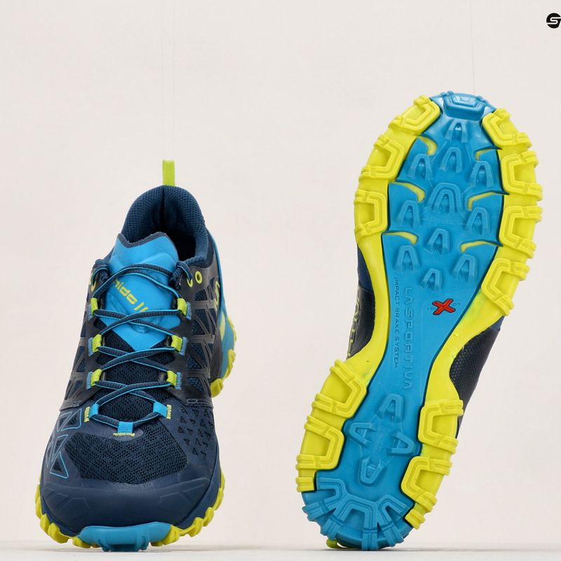 La Sportiva vyriški Bushido II blue/yellow bėgimo bateliai 36S618705 19