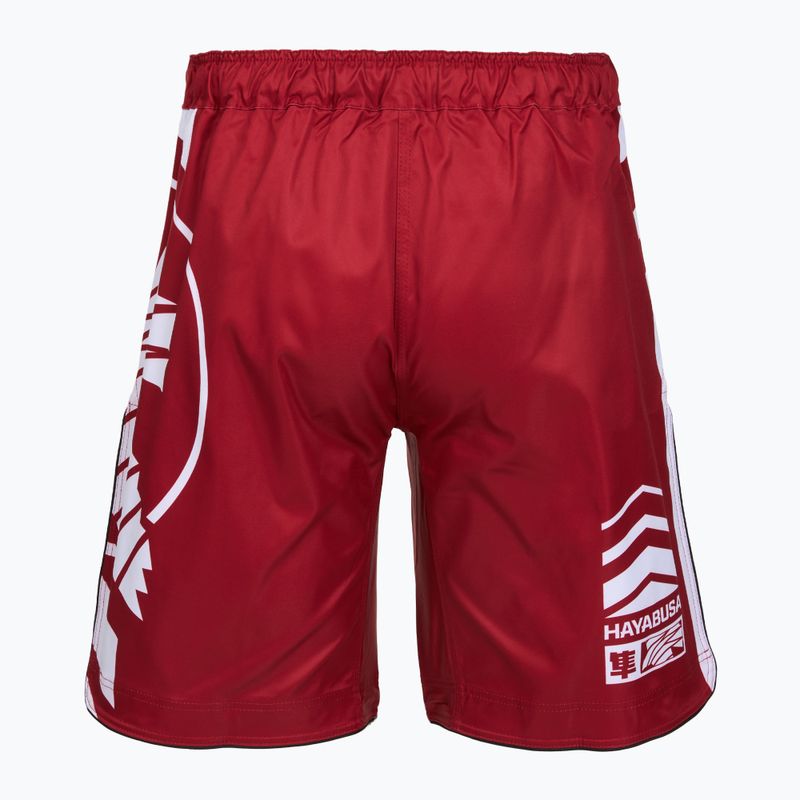 Hayabusa Icon Fight raudoni ICFS boksininkų šortai 2