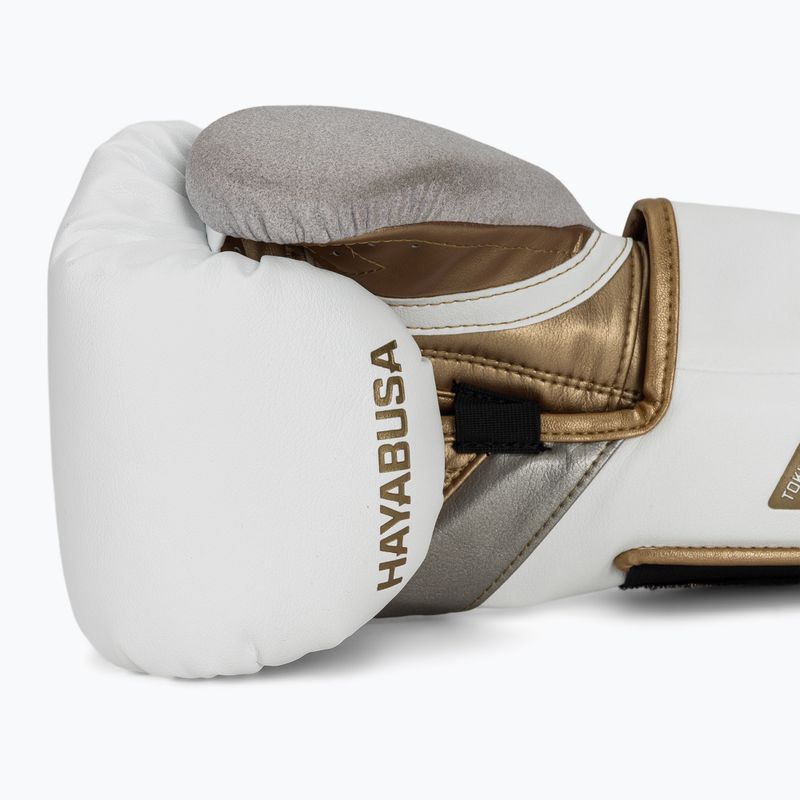 Bokso pirštinės Hayabusa T3 white/gold 6