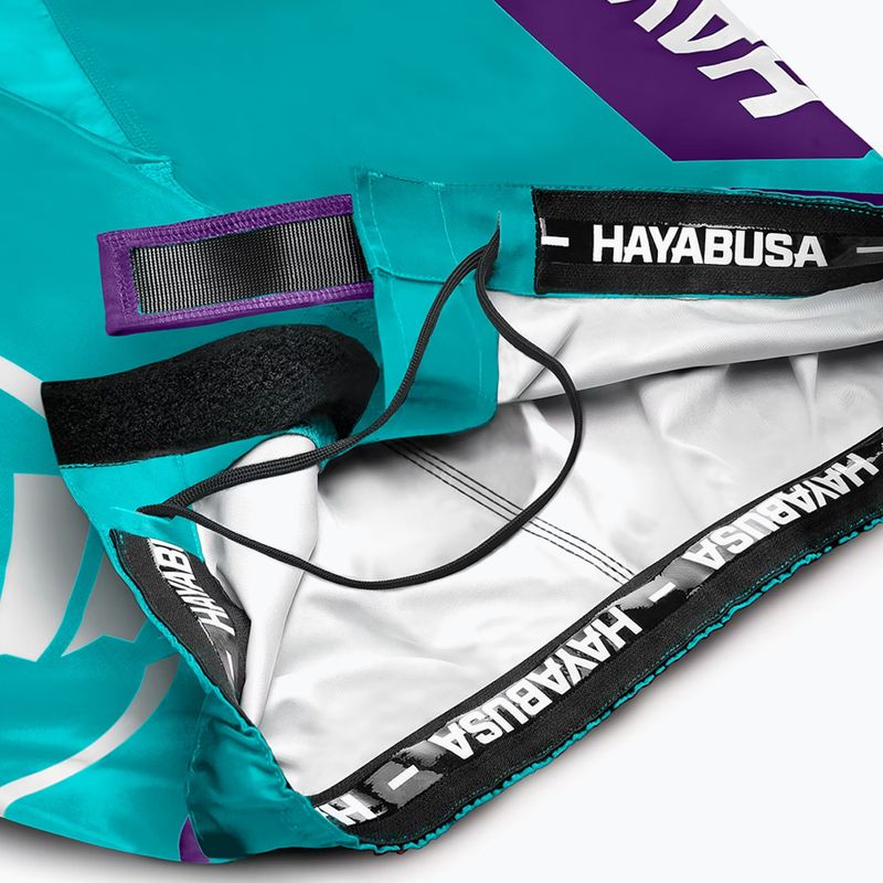 Treniruočių šortai Hayabusa Icon Fight teal/white 6