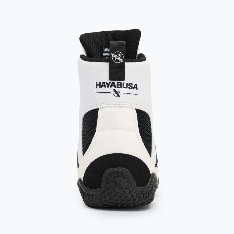 Vyriški bokso batai Hayabusa Pro Boxing black white 6