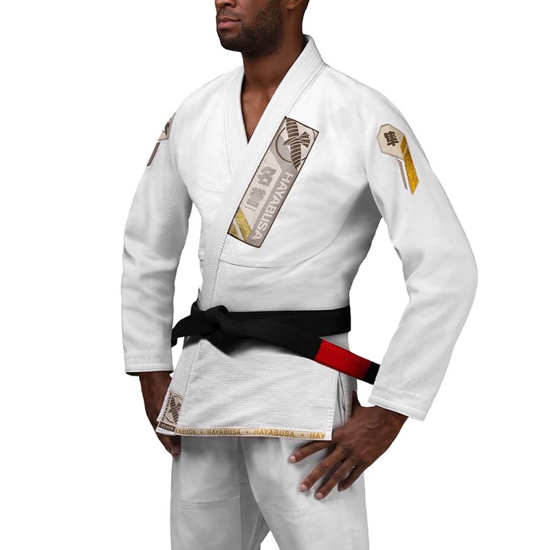 GI brazilų džiudžitsu Hayabusa Ascend Lightweight white PLWJJG