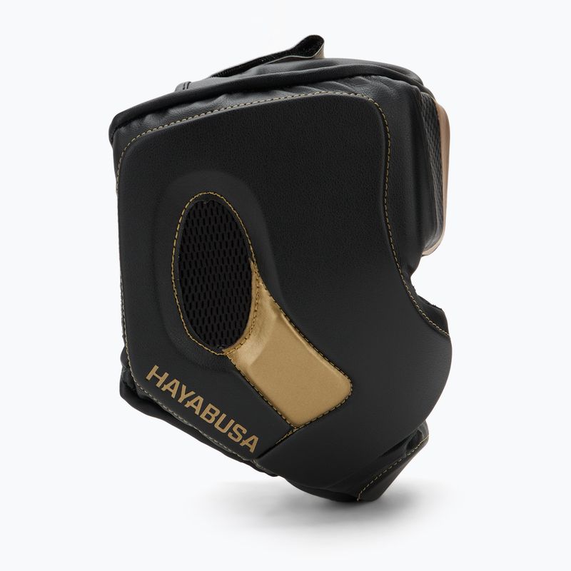 Bokso šalmas Hayabusa T3 Headgear black/gold 2