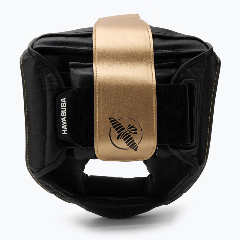 Bokso šalmas Hayabusa T3 Headgear black/gold 5
