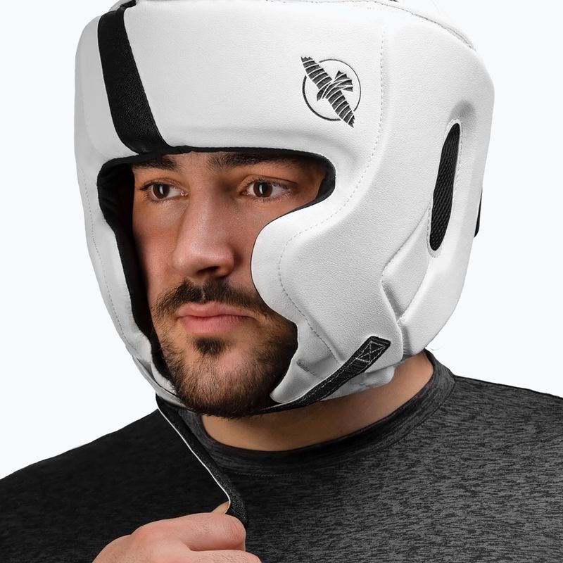 Bokso šalmas Hayabusa T3 Headgear white/black 5