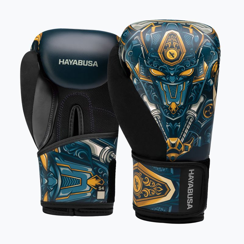 Vaikiškos bokso pirštinės Hayabusa Hayabusa S4 Youth Epic blue robot