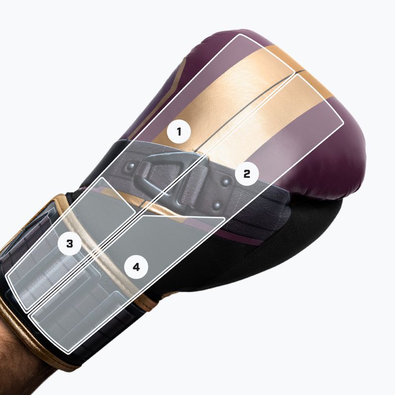 Bokso pirštinės Hayabusa Marvel's Batroc purple/gold 8